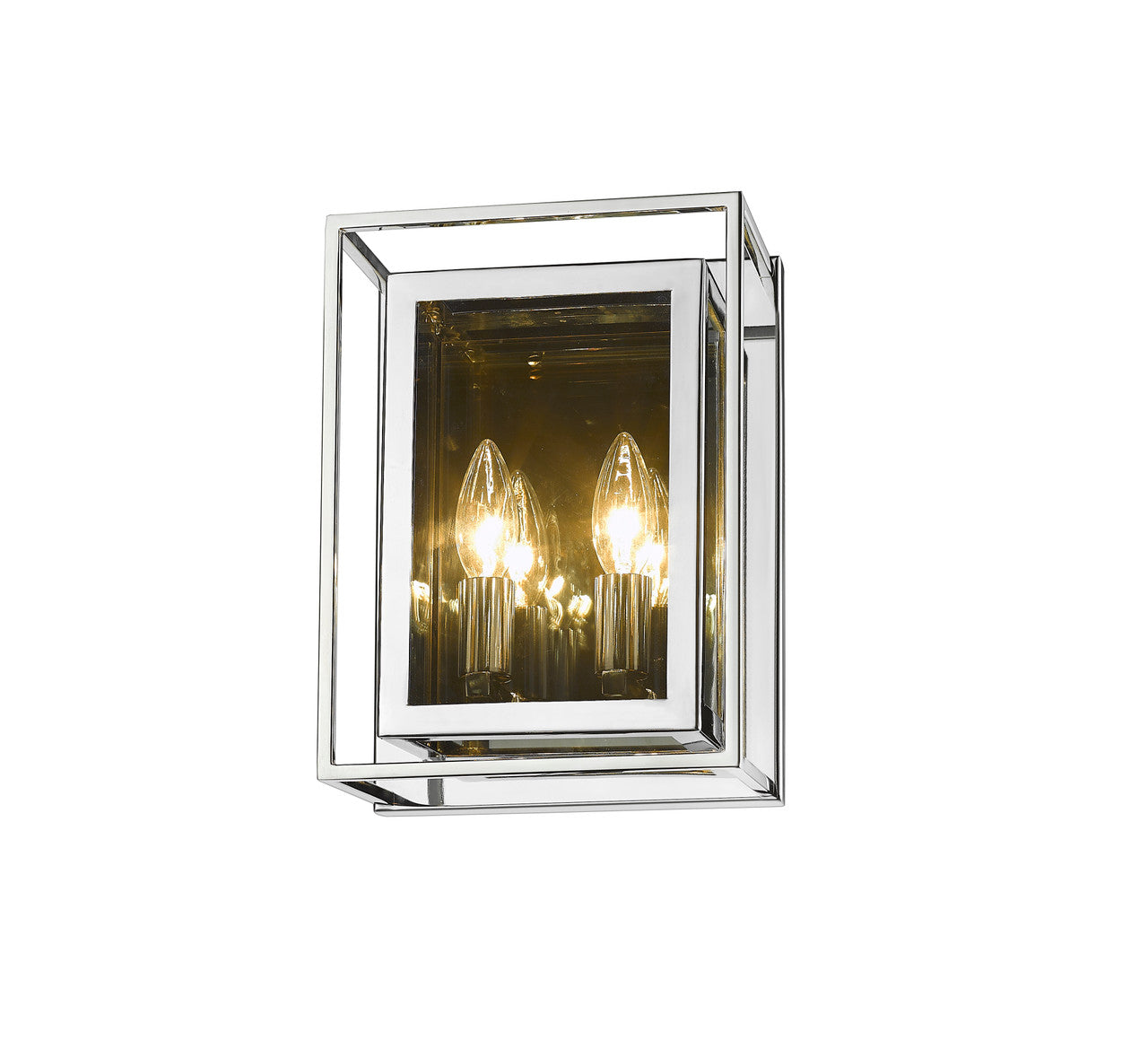 Z-Lite Infinity 2 Light Wall Sconce in Chrome 802-2S-CH