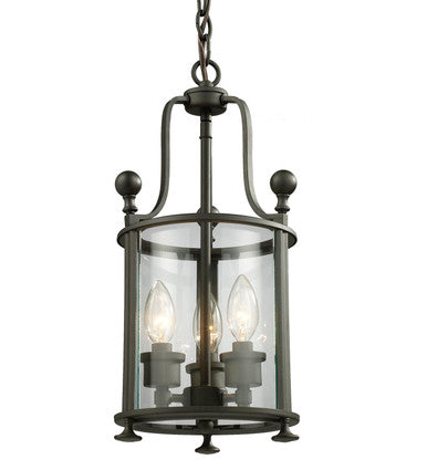 Z-Lite Wyndham 3 Light Pendant in Bronze 135-3