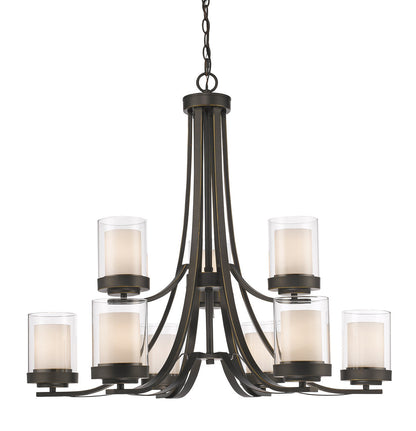 Z-Lite Willow Chandelier in Olde Bronze 426-9-OB