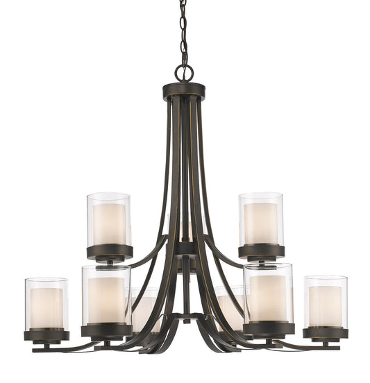 Z-Lite Willow Chandelier in Olde Bronze 426-9-OB