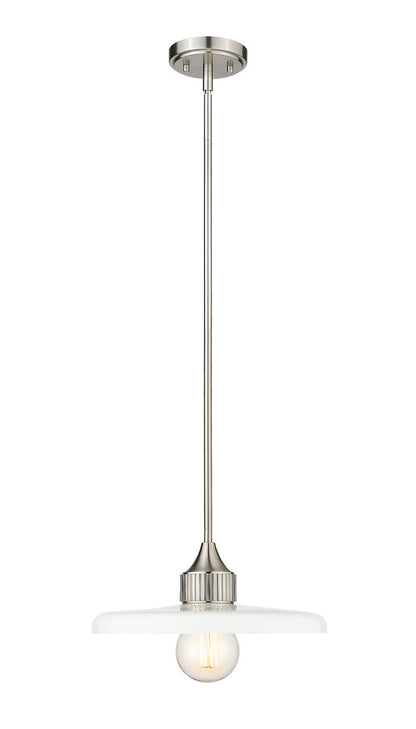 Z-Lite Paloma 1 Light Pendant in Brushed Nickel 820P14-BN