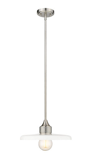 Z-Lite Paloma 1 Light Pendant in Brushed Nickel 820P14-BN