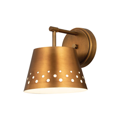 Z-Lite Katie 1 Light Wall Sconce in Rubbed Brass 6014-1S-RB