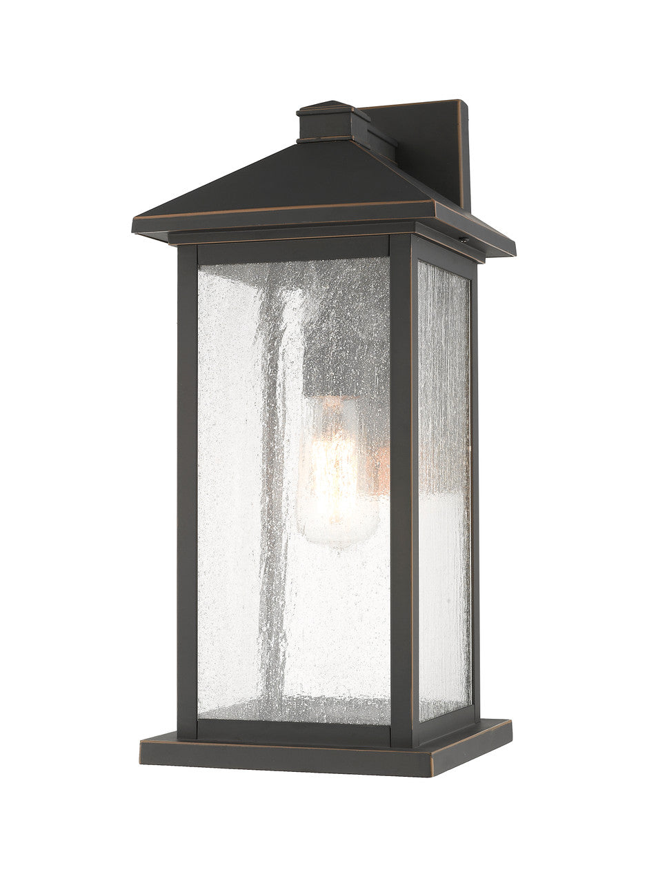 Z-Lite Portland 1 Light Outdoor Wall Light in Oil Rubbed Bronze 531MXL-ORB