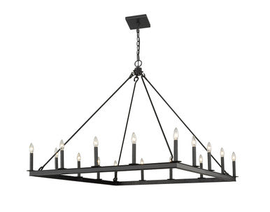 Z-Lite Barclay 16 Light Chandelier in Matte Black 482S-16MB