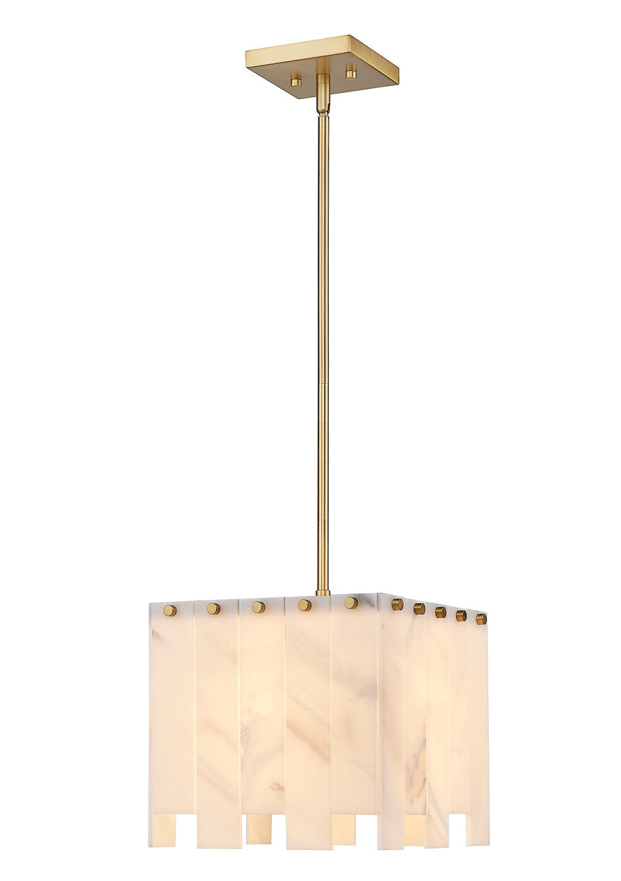 Z-Lite Viviana Pendant in Rubbed Brass 345P12-RB