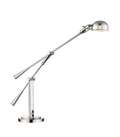 Z-Lite Grammercy Park 1 Light Table Lamp in Polished Nickel 741TL-PN