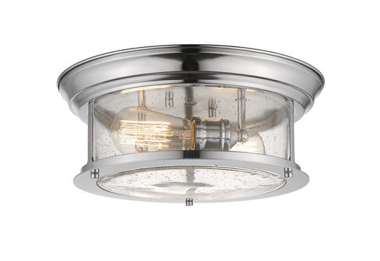 Z-Lite Sonna 2 Light Flush Mount in Chrome 727F13-CH