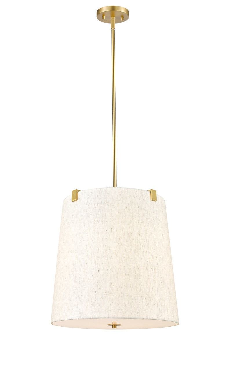 Z-LITE Weston 5 Light Pendant in Modern Gold 3502P18-MGLD