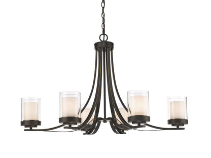 Z-Lite Willow Chandelier in Olde Bronze 426-6-OB