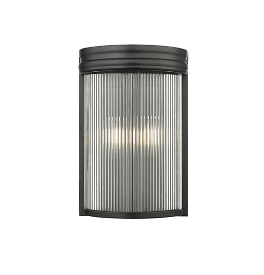 Z-LITE Carnaby 2 Light Wall Sconce in Matte Black 7504-2S-MB