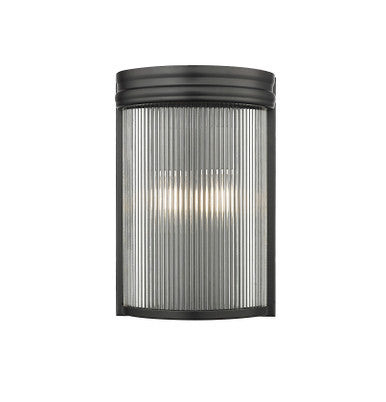 Z-Lite Carnaby 2 Light Wall Sconce in Matte Black 7504-2S-MB