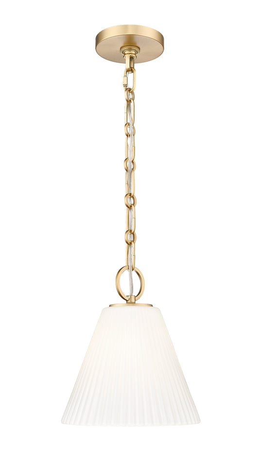 Alaric 1 Light Pendant in Modern Gold 3042P10-MGLD