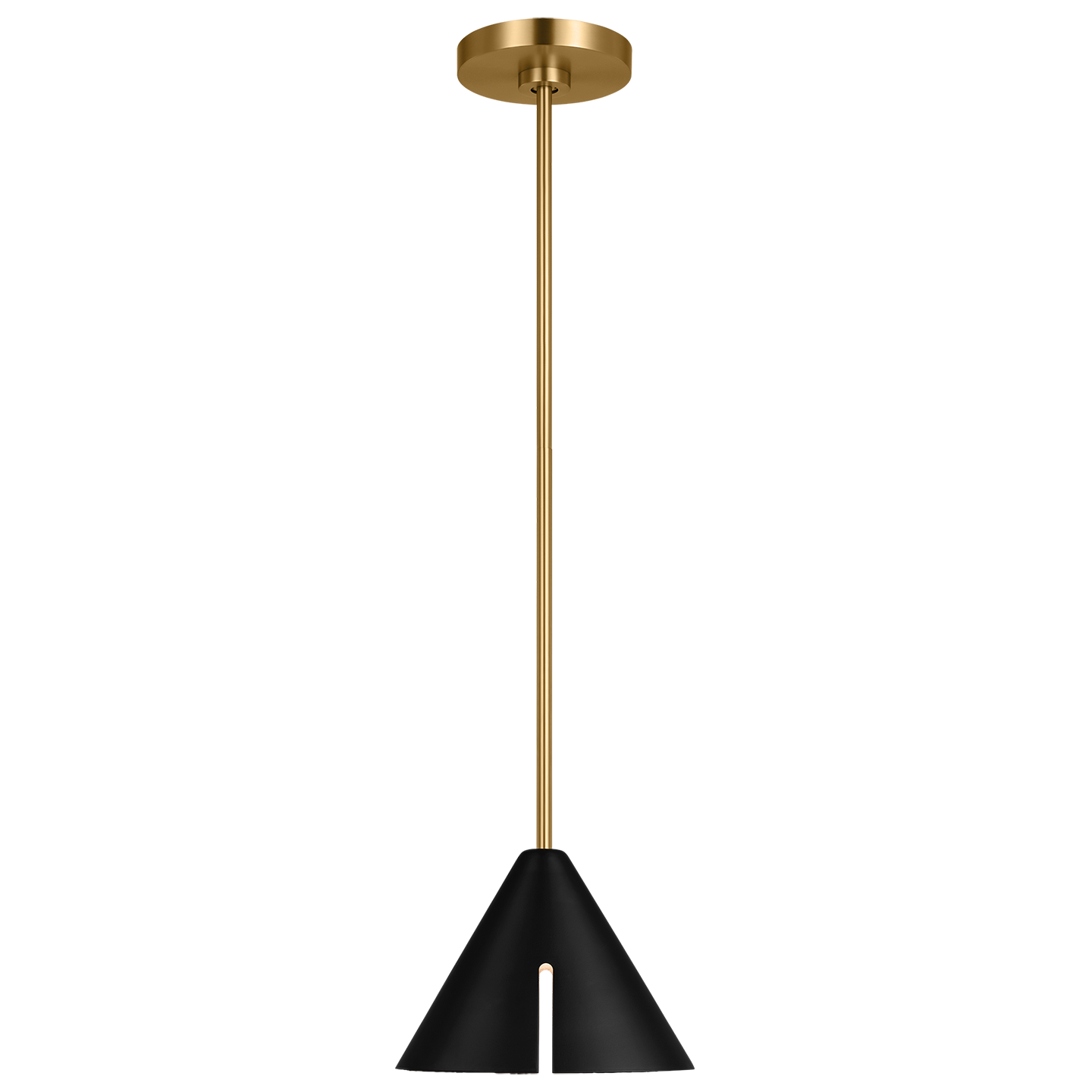 Visual Comfort Studio Thomas O'Brien Hanks One Light Large Pendant in Antique Brushed Nickel 6677101-965