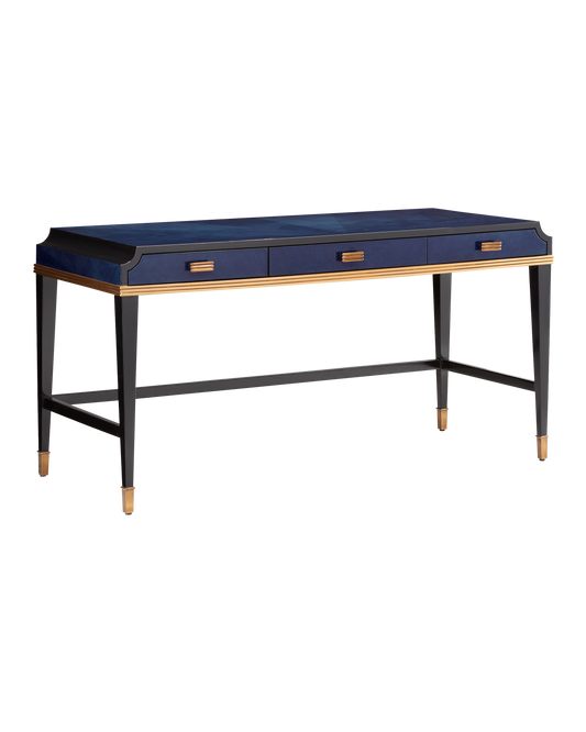 Currey & Co. Kallista Large Blue Desk 3000-0208