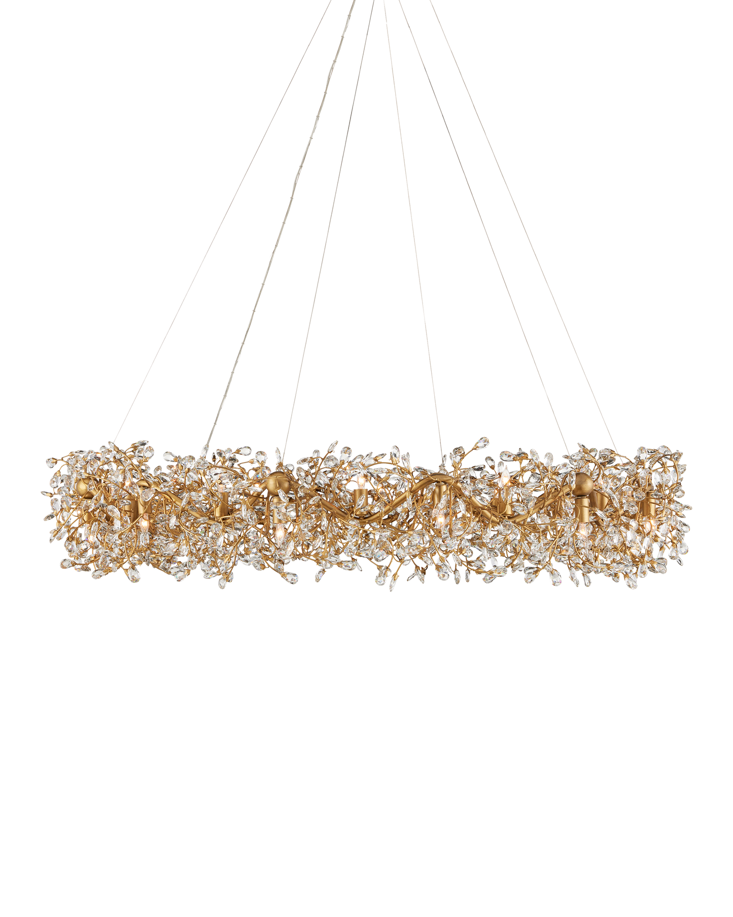 Currey & Co. Crystal Bud Grande Ring Chandelier 9000-1136