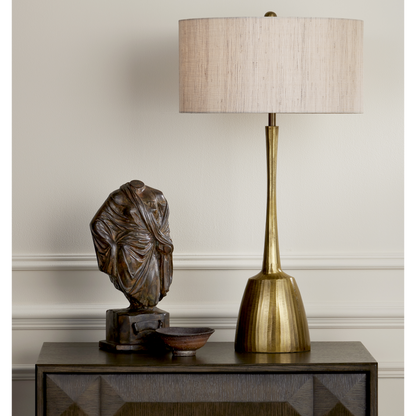 Currey & Co. Cheenee Brass Table Lamp 6000-0861