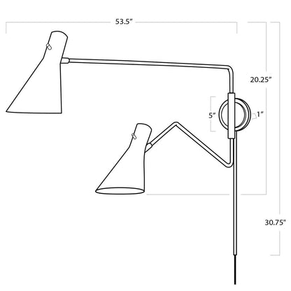 Regina Andrew Spyder Sconce (White) 15-1135WTNB