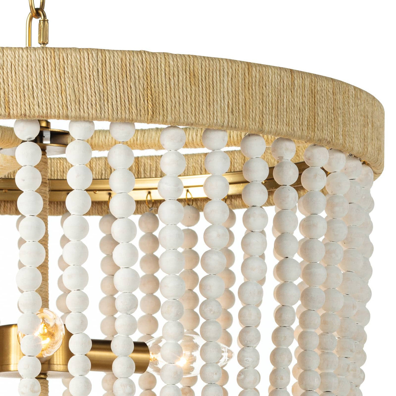 Regina Andrew Milos Chandelier in White 16-1222WT