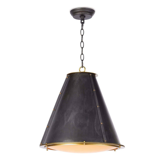 Regina Andrew French Maid Chandelier SM (Blackened Brass Natural Brass) 16-1220BBNB