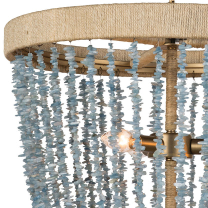 Regina Andrew Milos Chandelier in Aqua 16-1222AQ