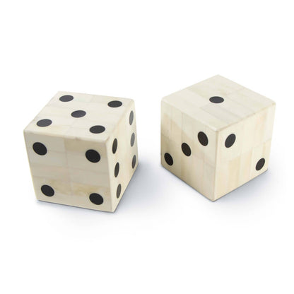 Regina Andrew Oversized Bone Gaming Dice Pair  20-1413