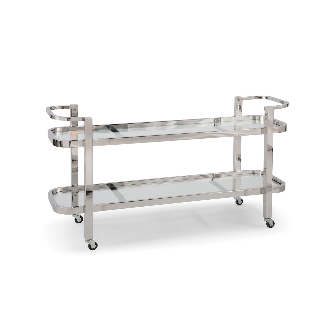 Regina Andrew Carter Bar Cart (Polished Stainless Steel) 31-1020SS