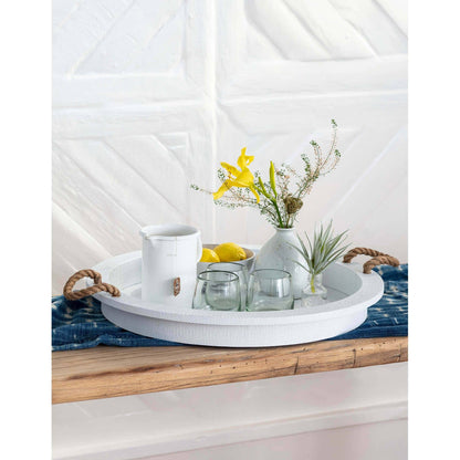 Regina Andrew Aegean Serving Tray (White)  20-1249WT