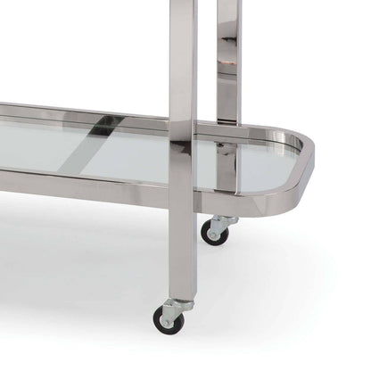 Regina Andrew Carter Bar Cart in Polished Stainless Steel 31-1020SS