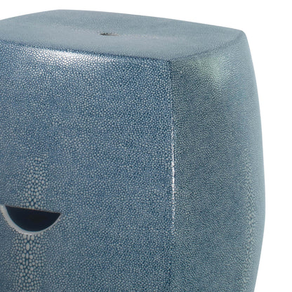 Regina Andrew Presley Ceramic Garden Stool in Indigo 32-1135IND