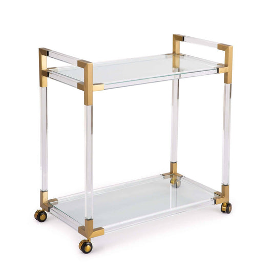 Regina Andrew Americano Bar Cart (Natural Brass) 31-1032