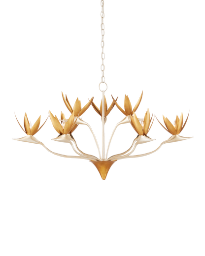 Currey & Co. Paradiso Gold & Silver Chandelier 9000-0973