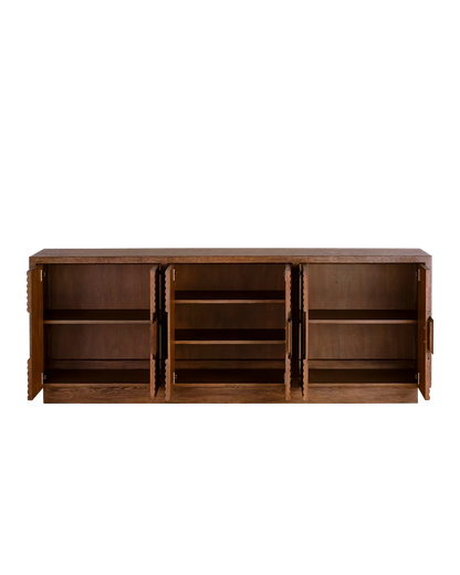 Currey & Co. Morombe Cocoa Credenza 3252