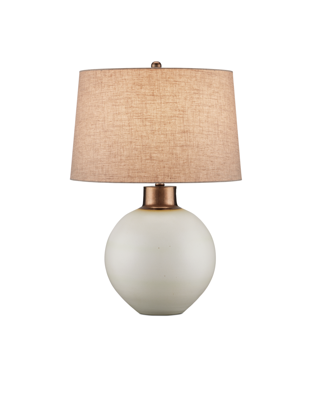 Currey & Co Olano Table Lamp in Off-White/Metallic Gold 6000-0939