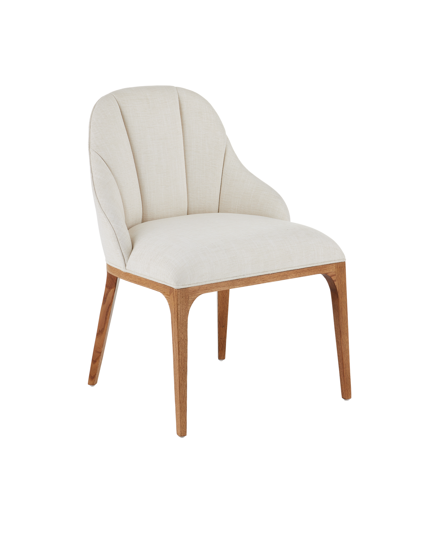 Currey & Co. Upholstered Inga Dining Chair, Adena Parchment 7000-0762