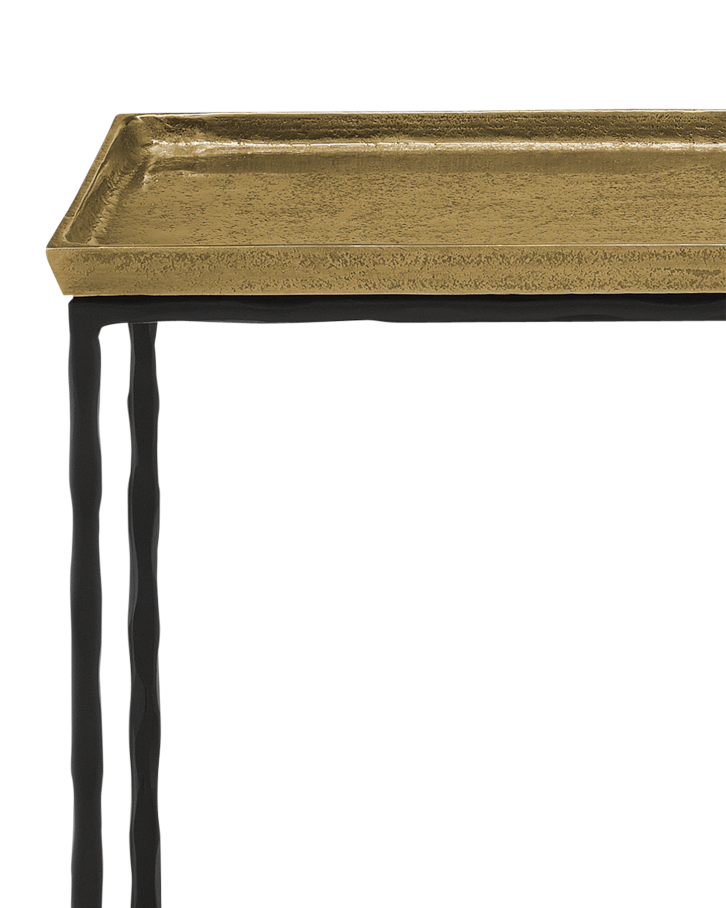 Currey & Co. Boyles Brass Side Table 4000-0060