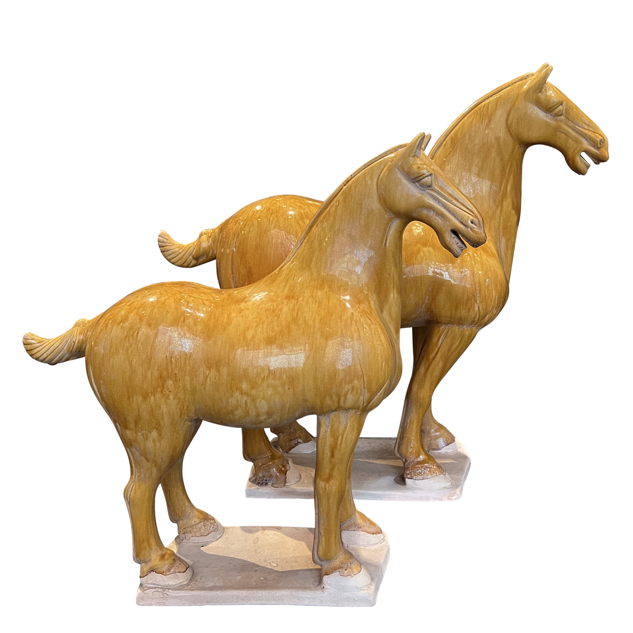 Currey & Co. Tang Dynasty Large Persimmon Horse 1200-0779