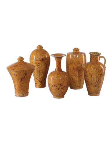 Currey & Co. Romulus Vase Set of 5 1200-0875