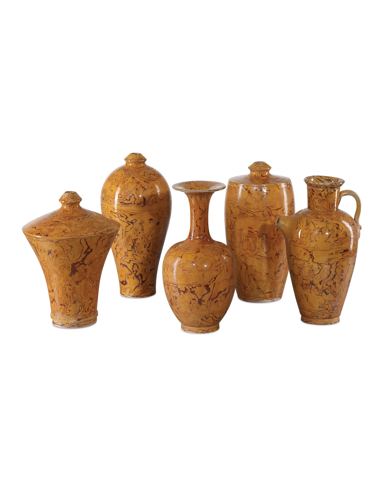 Currey & Co. Romulus Vase Set of 5 1200-0875