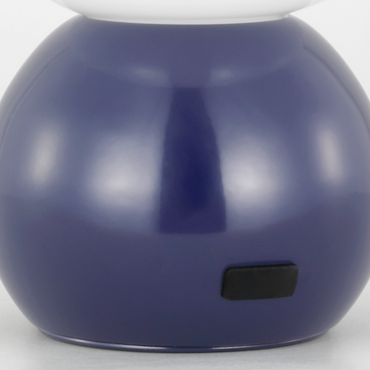 Visual Comfort Studio kate spade new york Suki Portable Mini Table Lamp in Navy KST1231NVY-L1