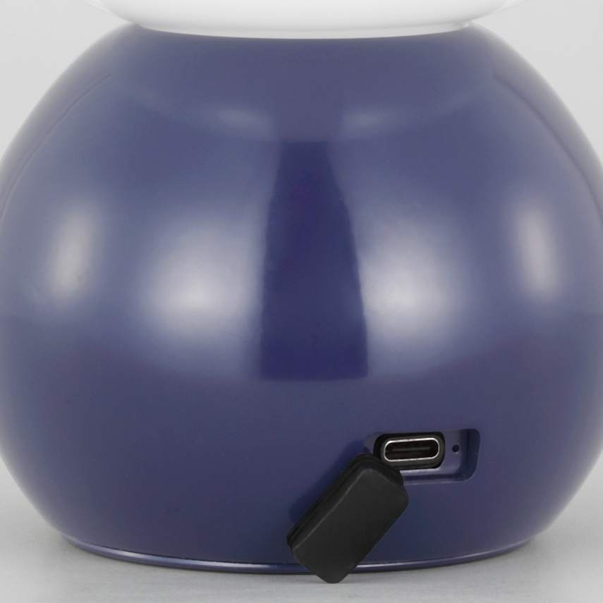 Visual Comfort Studio kate spade new york Suki Portable Mini Table Lamp in Navy KST1231NVY-L1