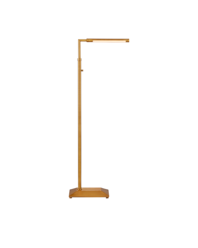 Currey & Co. Autrand Brass Floor Lamp 8000-0157