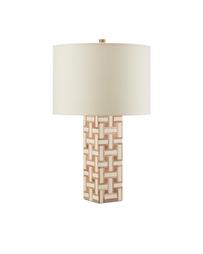 Currey & Co. Aarna Cream Table Lamp 6000-0955