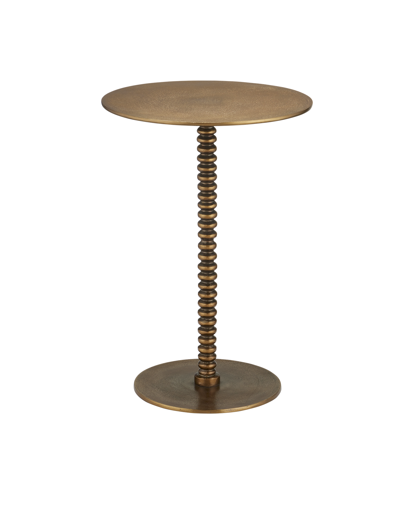 Currey & Co. Dasari Brass Accent Table 4188