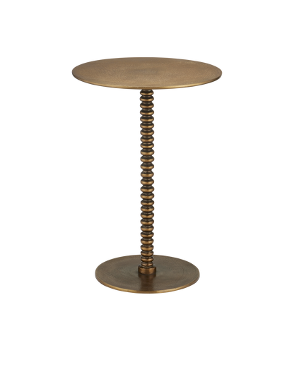 Currey & Co. Dasari Brass Accent Table 4188