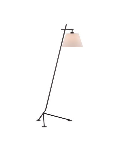 Currey & Co. Kiowa Black Floor Lamp 8000-0066