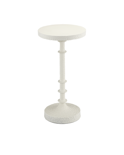 Currey & Co. Gallo White Drinks Table 4000-0103