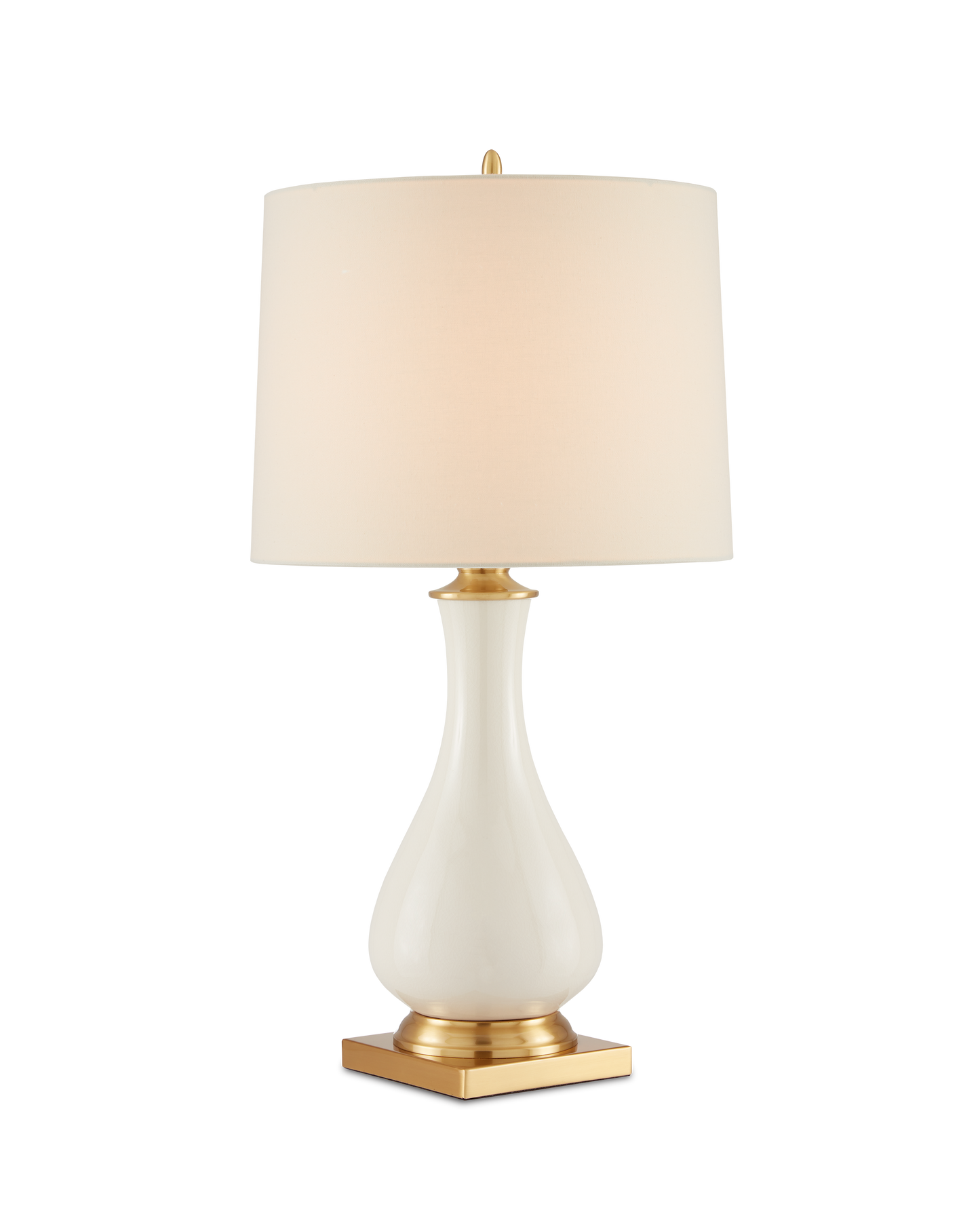 Currey & Co. Lynton Cream Table Lamp 6425