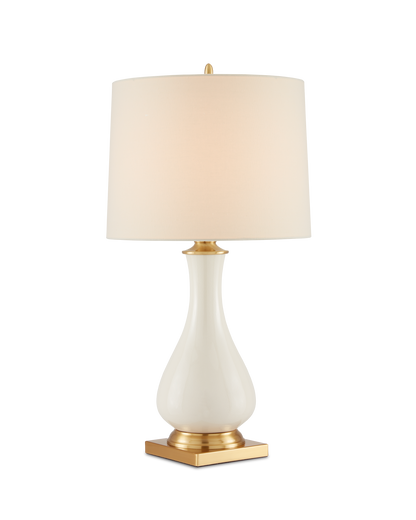 Currey & Co. Lynton Cream Table Lamp 6425